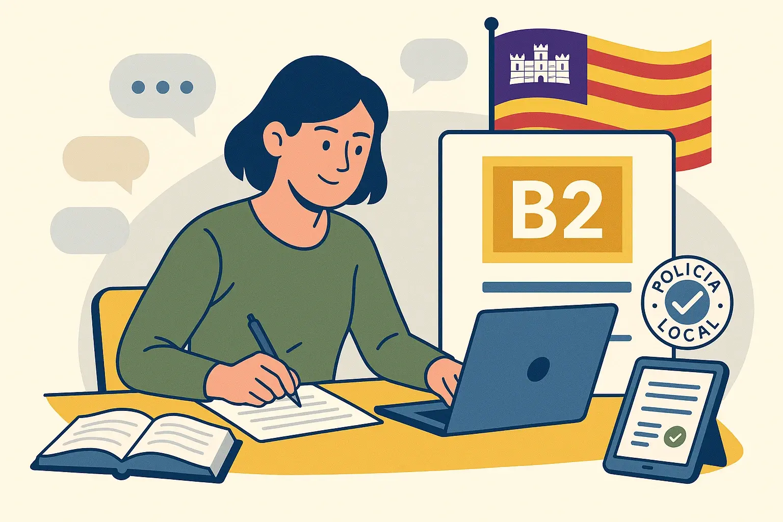 🗣️ Catalán B2 para Policía Local en Baleares: cómo obtenerlo, plazos y recursos en 2025