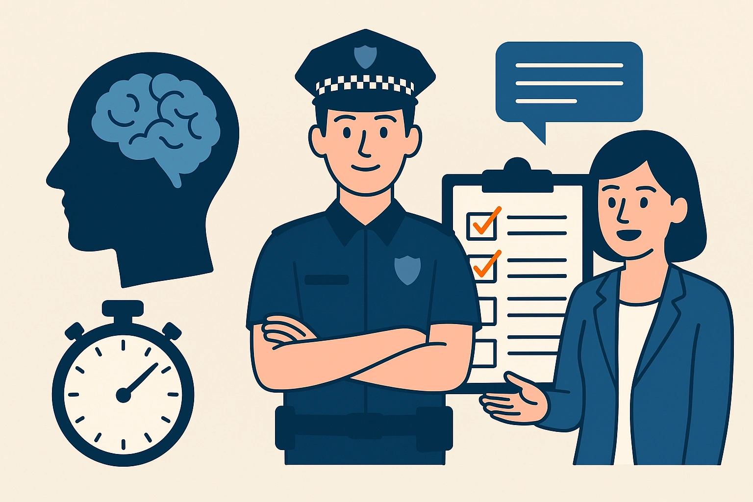 🧠 Cómo preparar los psicotécnicos y la entrevista personal en las oposiciones a Policía Local 🗣️